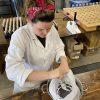 Lianne in action brewing