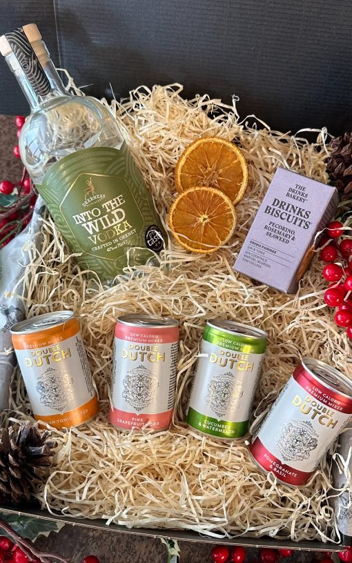Luxury vodka hamper