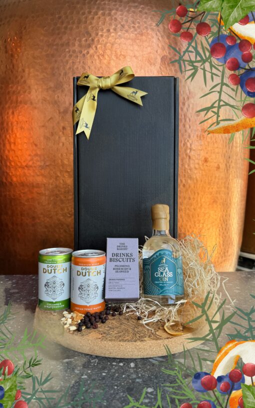 Luxury Scottish Gin and Tonic Hamper - 20cl Sea Glass Gin