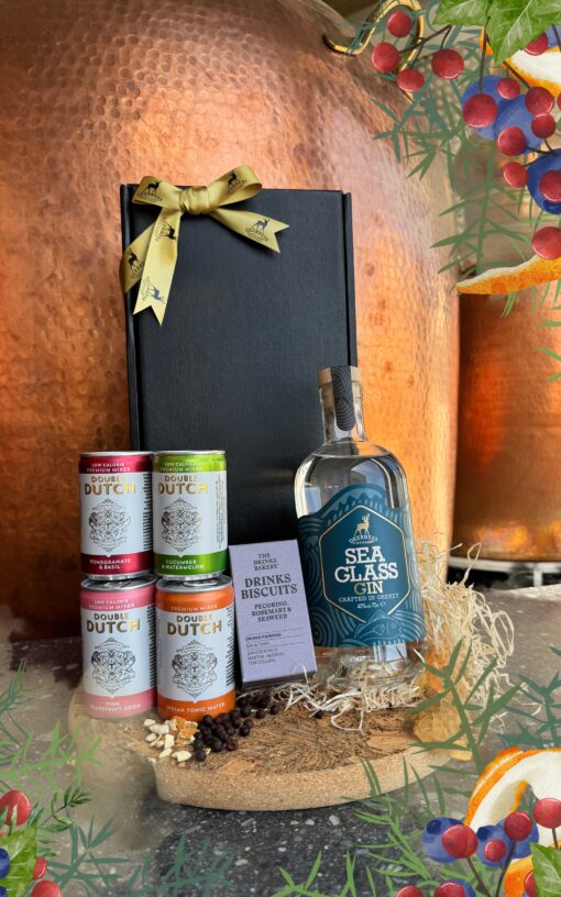 Luxury Scottish Gin and Tonic Hamper - 70cl Sea Glass Gin