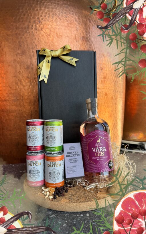 Luxury Scottish Gin and Tonic Hamper - 70cl Vára Gin